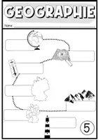 Vorschau - Arbeitsblätter - Materialpaket: Deckblätter für den Geographieordner Klasse 5-10 - Seite 3
