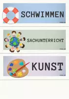 Vorschau - Präsentationen/Tafelbilder - Tagestransparenz/ Stundenplan mit Bildkarten - Seite 1
