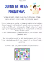 Vista previa - Juegos / Gamificación - JUEGO DE MESA SOBRE RESOLUCIÓN DE PROBLEMAS - página 1