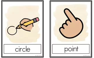 Vorschau - Bildkarten - Classroom Instructions 1 - Picture & Word Cards - Seite 3