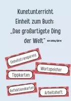 Vorschau - Unterrichtsreihen - Kunst Einheit zum Buch „Das großartigste Ding der Welt“ - Deckblatt