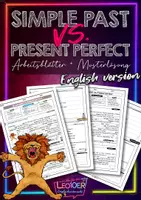 Vorschau - Arbeitsblätter - Simple past vs. Present perfect • ABs + Musterlösung (English version) - Deckblatt