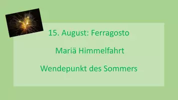 Vorschau - Präsentationen/Tafelbilder - Italienisch lernen mit Allie: Ferragosto - Italien im August - Seite 3