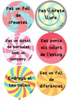 Vista previa - Tarjetas / Manipulativos - Què faig quan acabo - página 2