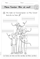 Vorschau - Arbeitsblätter - Familienmitglieder und Verwandte - AB und Tafelmaterial - Seite 2