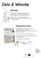 Vorschau - Arbeitsblätter - Growth Mindset - Ziele & Wünsche/ Selbstreflektion - Seite 1