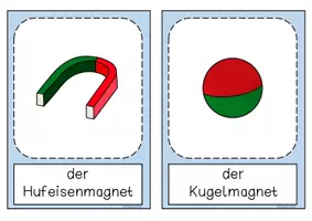 Vorschau - Bildkarten - Magnetismus Magnetformen Tafelmaterial - Seite 3