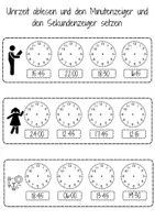 Vorschau - Arbeitsblätter - Spaß am Ablesen und Schreiben der Uhrzeiten! - Seite 3