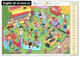 Vorschau - Unterrichtsreihen - Wimmelbild: English all around us - Einstieg in den Englischunterricht mit Anglizismen - Seite 1