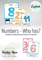 Vorschau - Spiele - I have - Who has? Englische Zahlen bis 30 - Deckblatt
