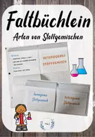 Vorschau - Mal- und Bastelvorlagen - Faltbüchlein: Stoffgemische - Deckblatt
