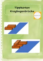 Vorschau - Experimente - Tippkarten Kragbogenbrücke - Deckblatt