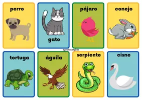 Προεπισκόπηση - Flashcards - Κάρτες μνήμης για τα ζώα στα Ισπανικά! - Σελίδα 3