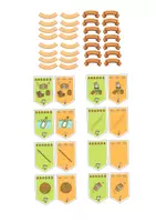 Vista previa - Manualidades / Dibujos para colorear - Cadena de banderines Alfabeto vikingo | con vikingos dibujados a mano | Cliparts - página 3