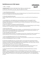 Vorschau - Arbeitsblätter - 1 Video - 10 Fragen: Restriktionsenzyme & DNA-Ligasen - Seite 1