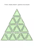 Vorschau - Stationenlernen - Grammar Triminos: questions and answers - Seite 2