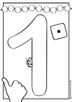Vorschau - Stationenlernen - Ausmalbilder "Zahlen" / Vorschule / Zahleneinführung - Seite 1