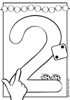 Vorschau - Stationenlernen - Ausmalbilder "Zahlen" / Vorschule / Zahleneinführung - Seite 2