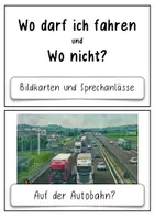 Vorschau - Bildkarten - Wo darf ich fahren? Fahrradführerschein Bildkarten - Seite 1