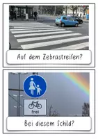 Vorschau - Bildkarten - Wo darf ich fahren? Fahrradführerschein Bildkarten - Seite 3