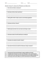 Vorschau - Arbeitsblätter - AB mit Fragen zum Thema "Die Römer in Bayern" + Lösungsblatt + Mindmap + Infografik - Deckblatt