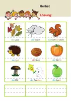 Vorschau - Arbeitsblätter - DAZ-Wortschatz: Herbst - Differenzierte Lernrätsel zur Sprachförderung - Seite 2