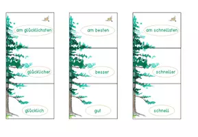 Vorschau - Stationenlernen - Steigerung Legespiel - Wieso sieht die Maus so glücklich aus? - Seite 2