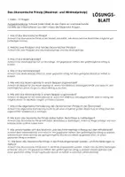 Vorschau - Arbeitsblätter - 1 Video - 10 Fragen: Das ökonomische Prinzip (Maximal- und Minimalprinzip) - Seite 1