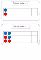Vorschau - Arbeitsblätter - Plättchen werfen (Zahlzerlegung) ZR10 - Seite 3