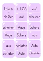 Vorschau - Spiele - Lesespiel passend zu Einsterns Schwester 4. Lola-Heft ab Sch - Seite 1