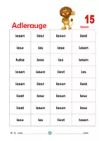 Vorschau - Unterrichtsreihen - LESE-TRAINING . Adlerauge 15-21 - Wörter bis zum Ende lesen lernen - Seite 2