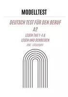 Vorschau - Prüfungsvorbereitung - Modelltest DTB A2 - Deckblatt