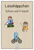 Vorschau - Arbeitsblätter - Lesehäppchen-Paket Klasse 2-4: Tiere, Chalkys, Ameisen, Waldtiere, Berufe - Seite 1