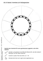 Vorschau - Arbeitsblätter - Die Zehn Gebote - Legekreis farbig und zum Selbstgestalten - Seite 3