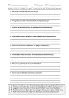 Vorschau - Arbeitsblätter - Lernposter + AB mit Fragen zum Thema "Mittelalterliche Ständeordnung" + Lösungsblatt + Infografik - Seite 1