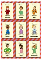 Vista previa - Juegos / Gamificación - Feelings & emotions: I have... Who has...? // juego de vocabulario (inglés) - página 3