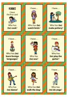 Vista previa - Juegos / Gamificación - Hobbies: I have... Who has...? // juego de vocabulario (inglés) - página 2