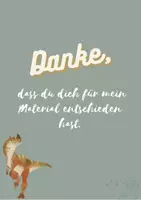 Vorschau - Präsentationen/Tafelbilder - Powerpoint-Vorlage / Masterfolie im Dino-Motto - Seite 1