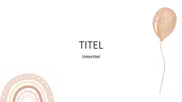 Vorschau - Präsentationen/Tafelbilder - Powerpoint-Vorlage / Masterfolie mit Regenbogen - Seite 3
