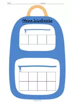 Vorschau - Arbeitsblätter - Schulbeginn | Einschulung | Was gehört in die Schultasche?✂️Deutsch | 1.Klasse - Seite 1