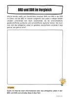 Vorschau - Arbeitsblätter - BRD und DDR im Vergleich - Seite 1