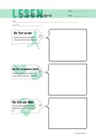 Vorschau - Arbeitsblätter - Graphic Organizer: Literatur - Seite 1
