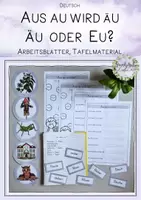 Vorschau - Stundenentwürfe - Aus au wird äu / äu oder eu - Lautanalyse - Deckblatt