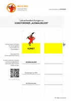 Vorschau - Mal- und Bastelvorlagen - Milos Kunstordner - Revival des Ausmalbildes - Seite 1