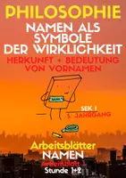 Vorschau - Arbeitsblätter - Herkunft und Bedeutung von Vornamen (Namen AB 1) - Deckblatt