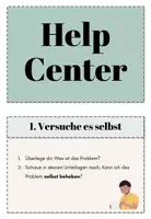 Vorschau - Poster - Help-Center: Hilfe-System im Textilraum - Deckblatt