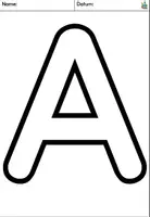 Vorschau - Arbeitsblätter - Buchstabe A - Buchstabenübungen - Buchstabenlehrgang DaZ / Deutsch - Seite 2