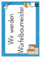 Vorschau - Unterrichtsreihen - Würfelgebäude - Materialpaket - Seite 1