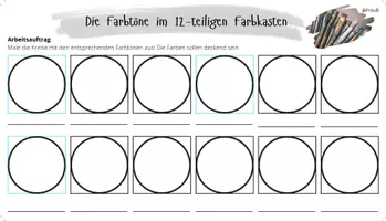 Vorschau - Arbeitsblätter - Materialpaket Farbforscher Farbenlehre - Seite 1