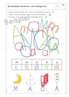 Vorschau - Arbeitsblätter - Buchstaben erkennen und nachspuren im Anfangsunterricht - Seite 3